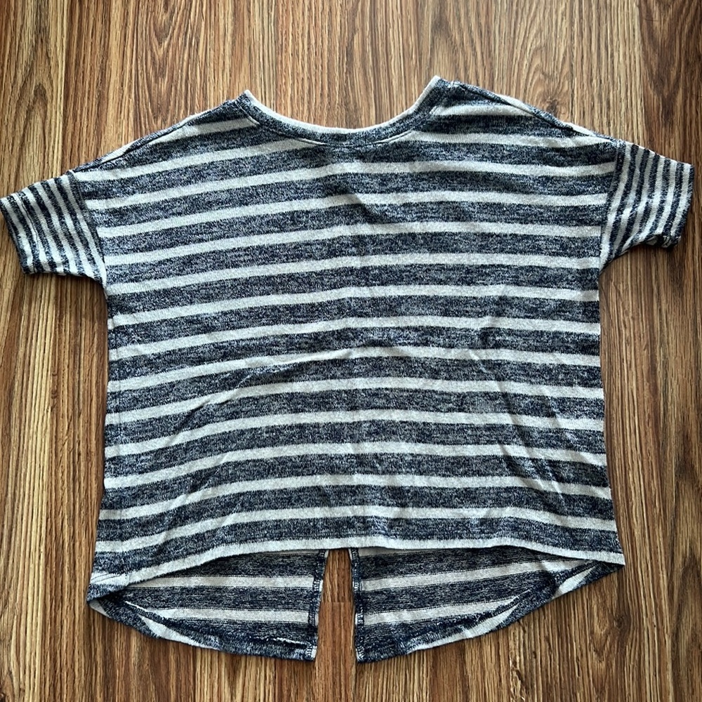 Old Navy Navy blue and white shirt
